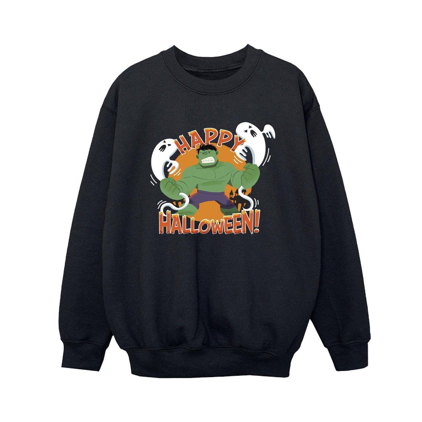 Image of Hulk Happy Halloween Sweatshirt Unisex Schwarz 128