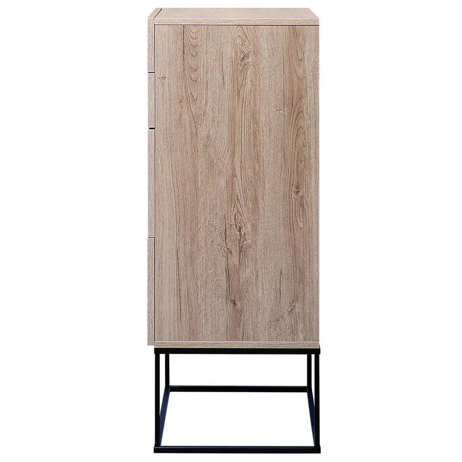 Beliani Kommode mit 4 Schubladen aus Faserplatte  ACRA  