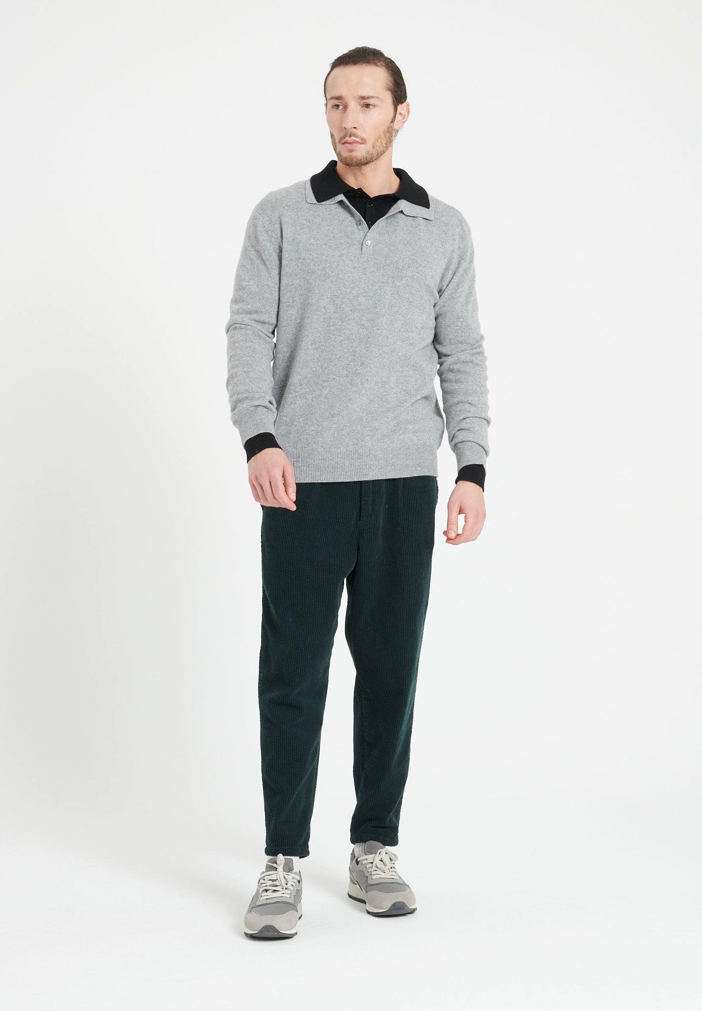 Studio Cashmere8  LUKE 5 Polo manica lunga - 100% cashmere 