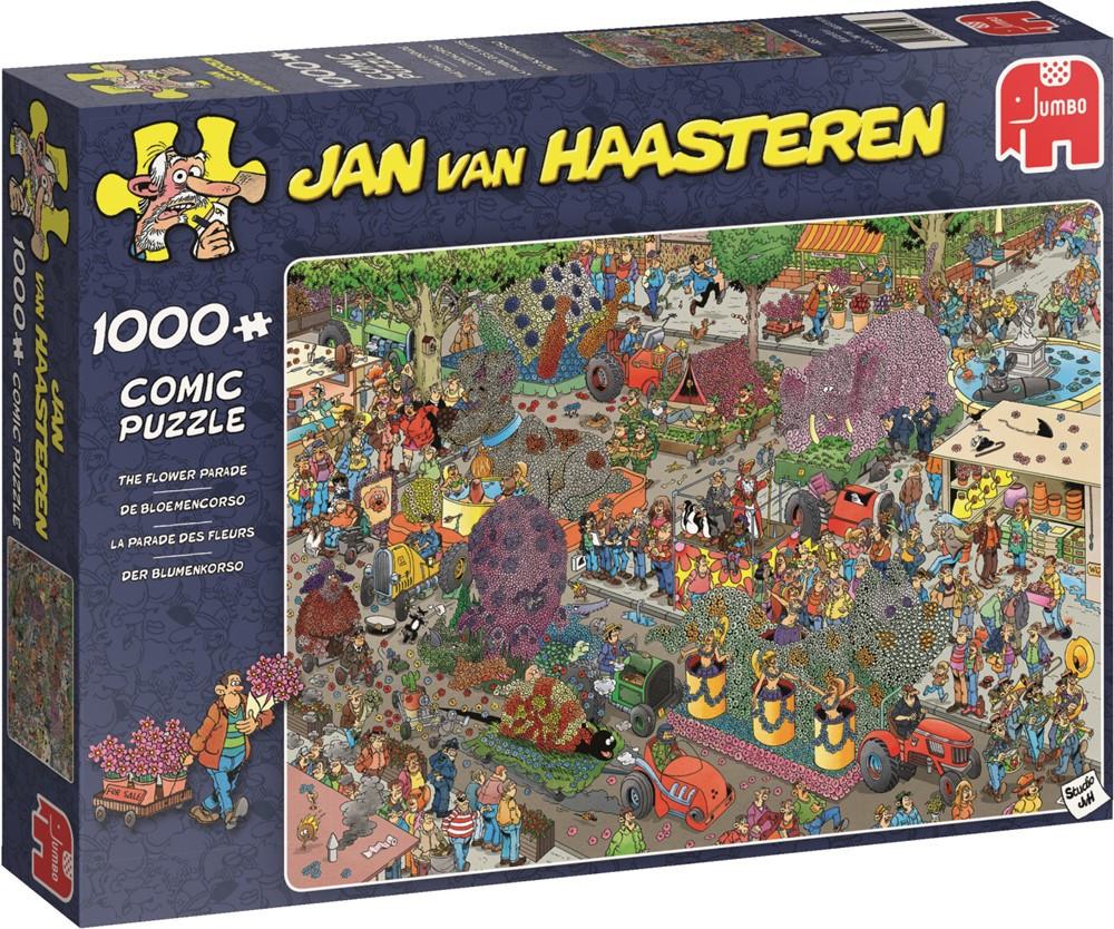 JUMBO  Jan van Haasteren - Die Blumen-Parade - 1000 Teile Puzzle 