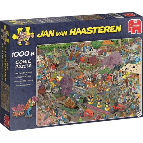 JUMBO  Jan van Haasteren - Die Blumen-Parade - 1000 Teile Puzzle 