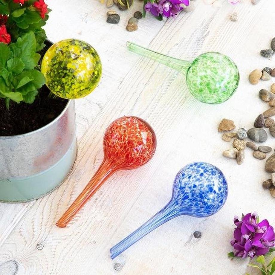 InnovaGoods  4x globes d'arrosage en verre 