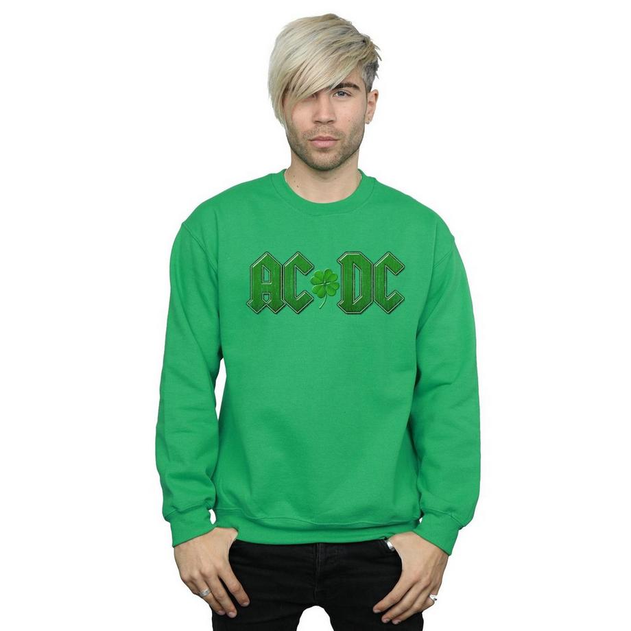 AC/DC ACDC Sweatshirt Logo Trèfle  