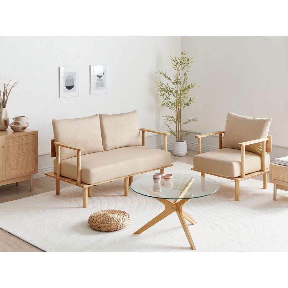 Beliani Ensemble de salon en Tissu  ASKER  