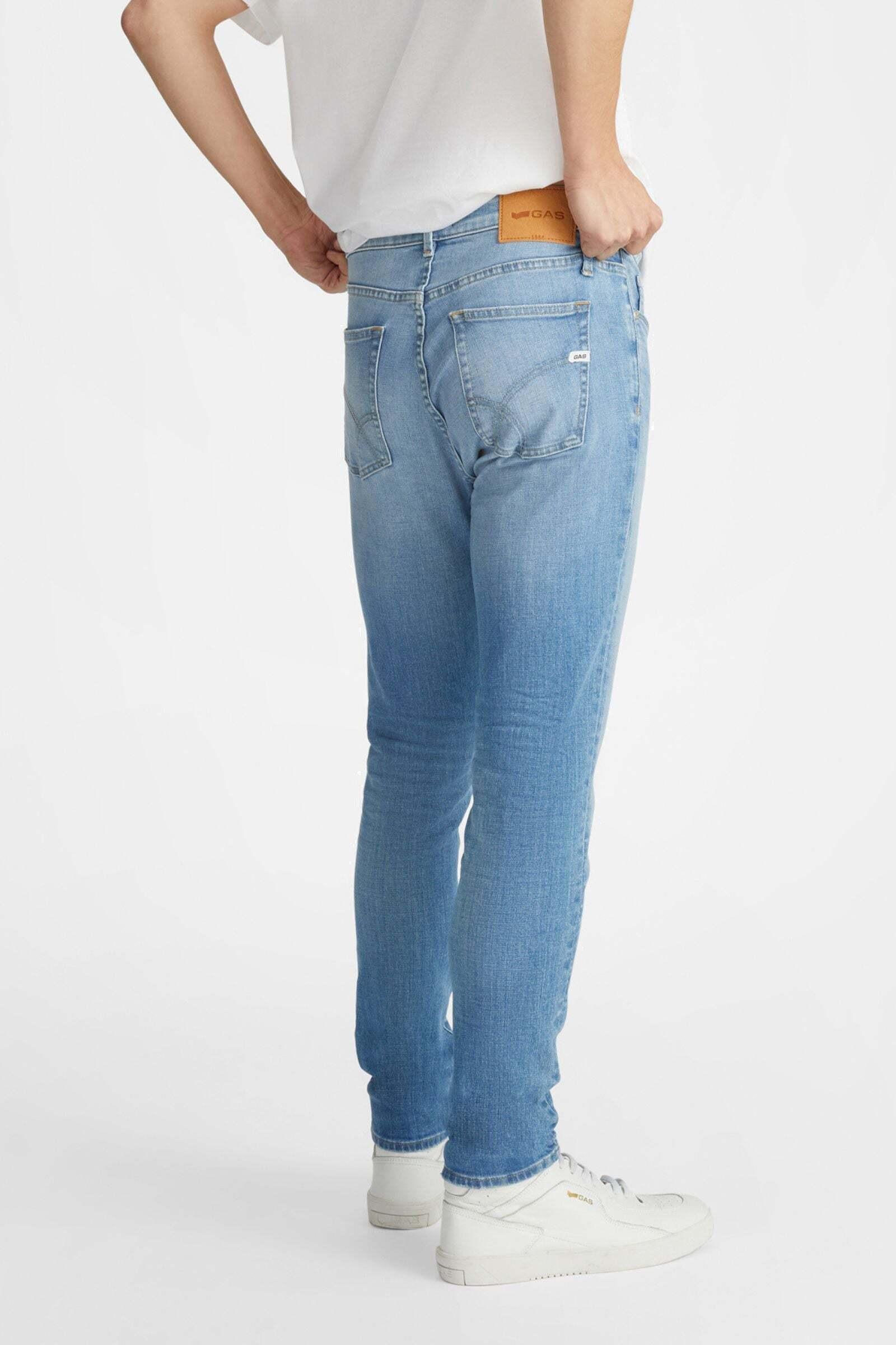 Gas  Jeans Sax Zip Rev 