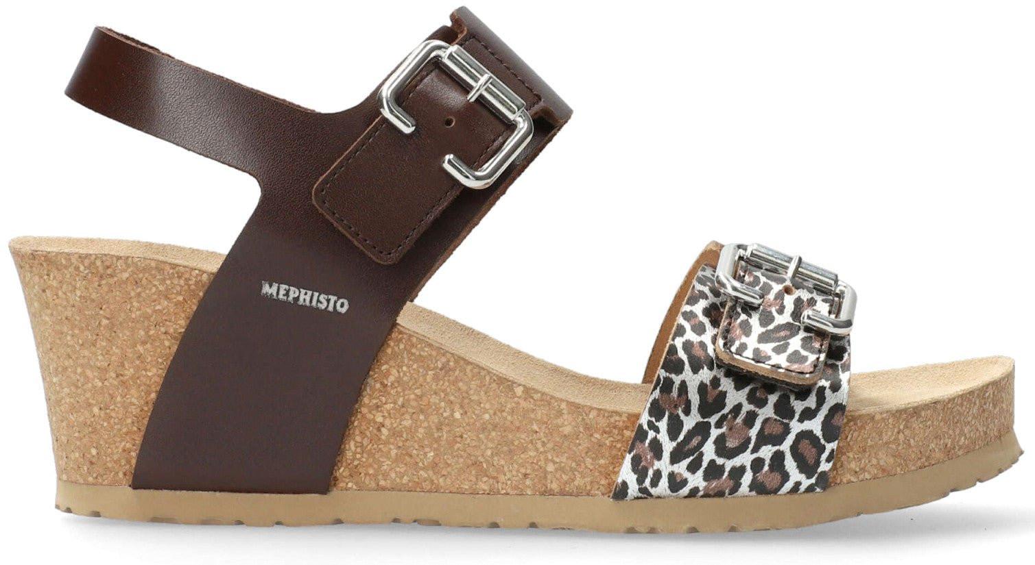 Image of Lissandra - Leder Sandale Damen Braun 36