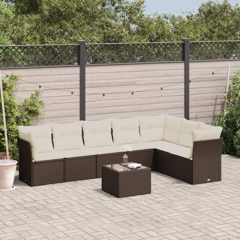 VidaXL Garten sofagarnitur poly-rattan  