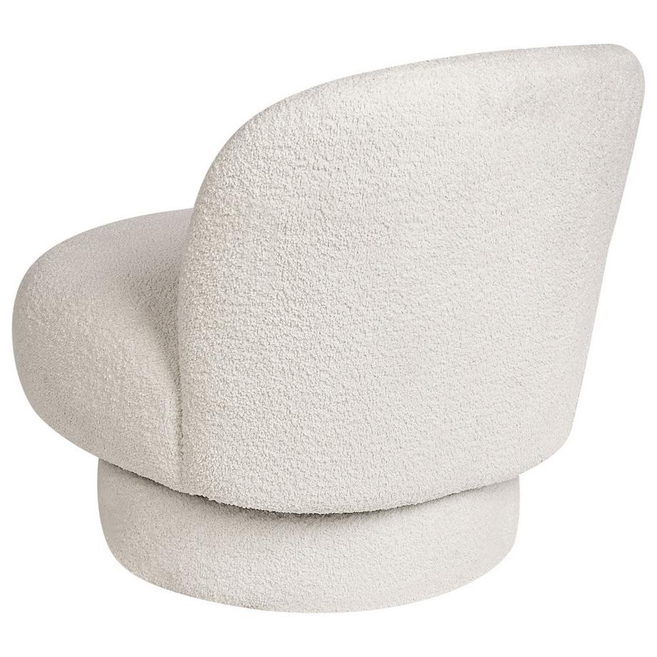 Beliani Drehsessel aus Bouclé Minimalistisch AYLO  