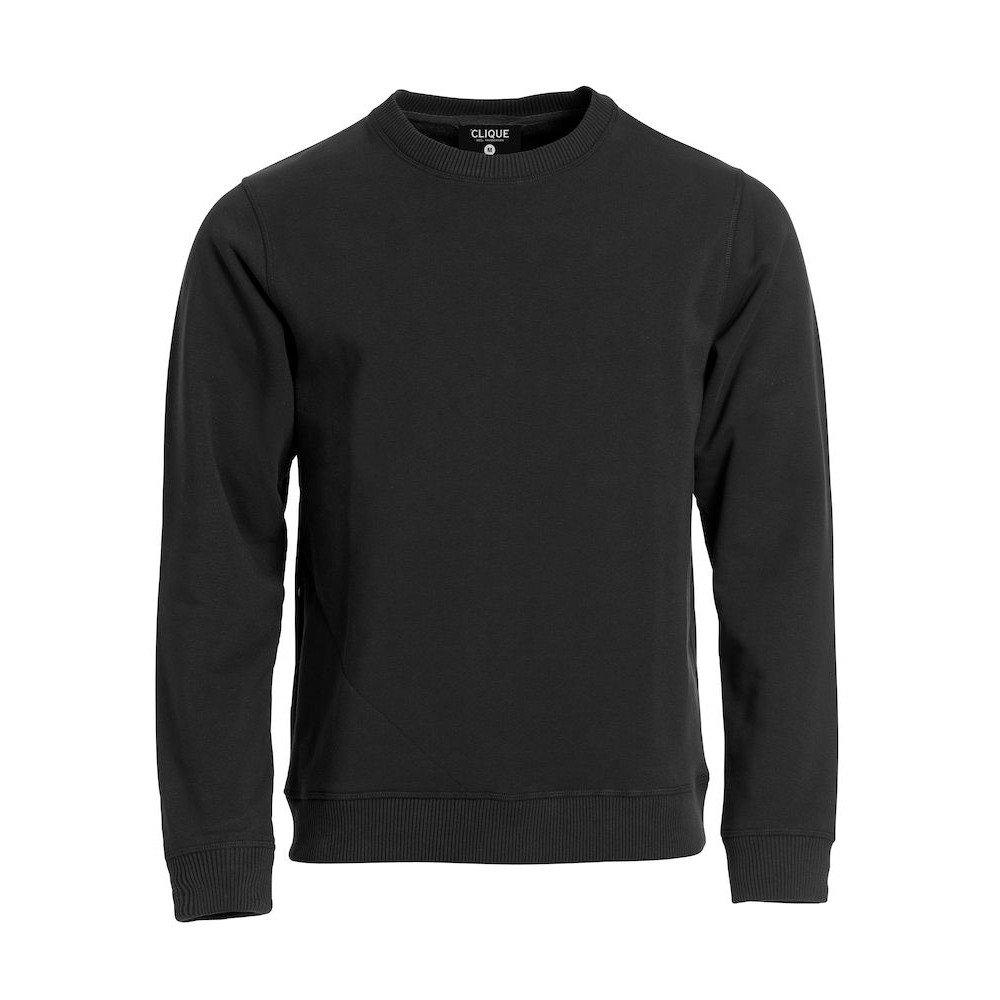 Image of Classic Sweatshirt Rundhalsausschnitt Damen Schwarz S