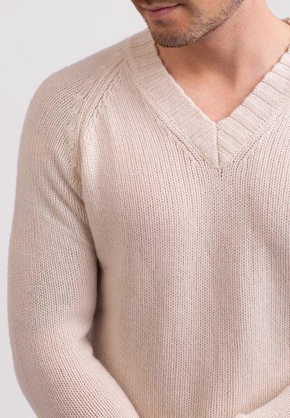 CASH-MERE.CH Pull Col V Cachemire Recyclé  