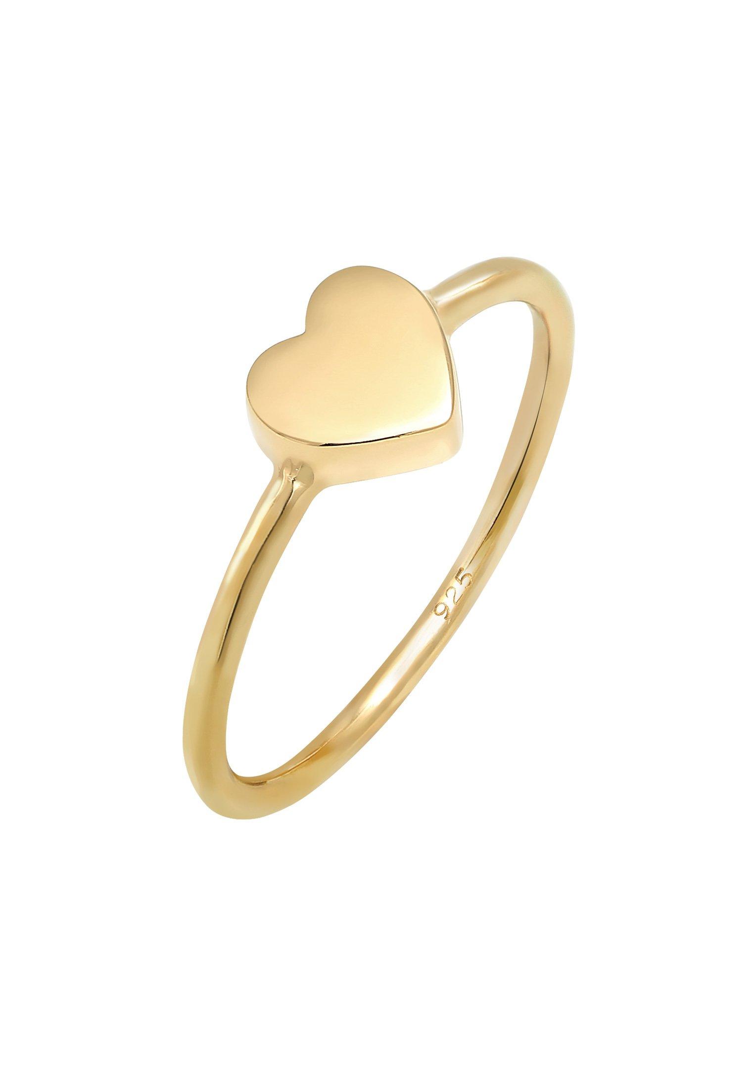 Image of Ring Herz Damen Gold 56mm