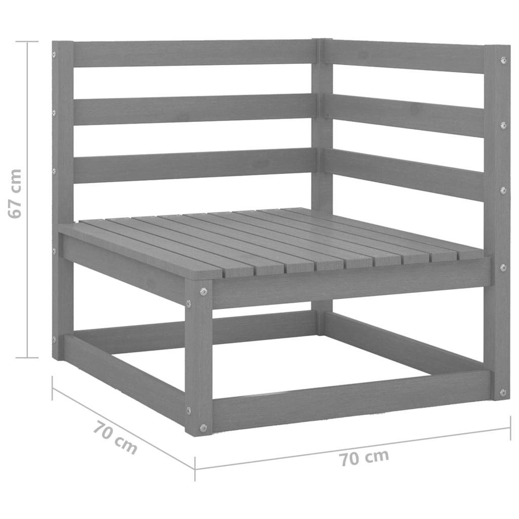 VidaXL divano da giardino Legno di pino  