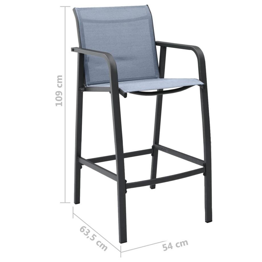 VidaXL angolo bar Vetro  