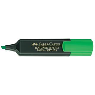 FABER CASTELL Faber-Castell 154863 evidenziatore 1 pz Punta smussata Verde  