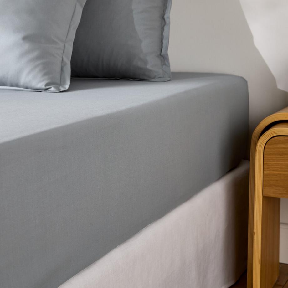Drap housse en percale coton