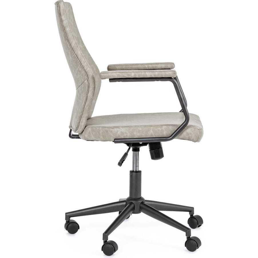 mutoni Fauteuil de bureau Jamie gris clair  