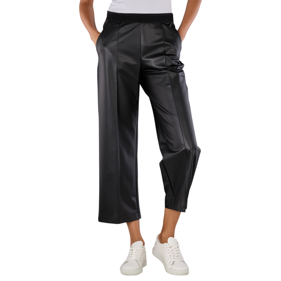 Chiara Cropped Pants Wide Leg Light Vegan