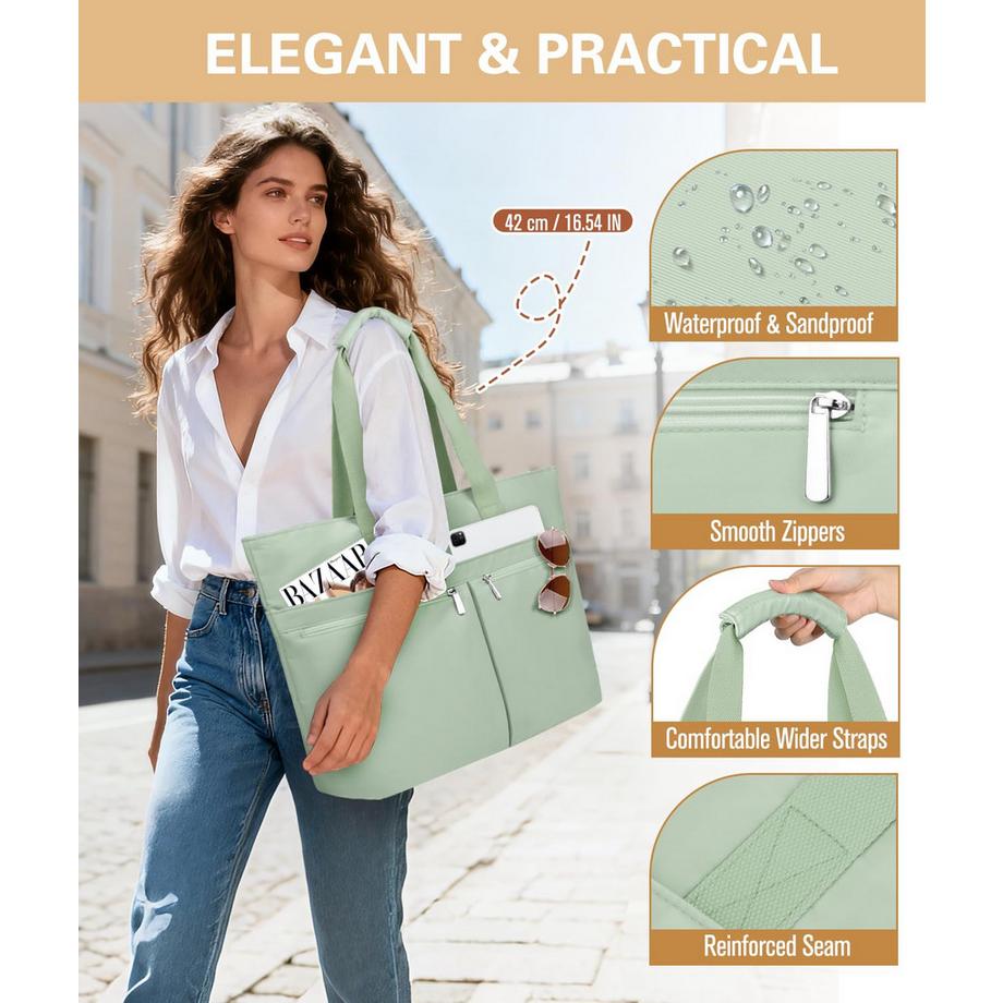 Only-bags.store grand sac à fermeture éclair pour plage voyage et shopping  