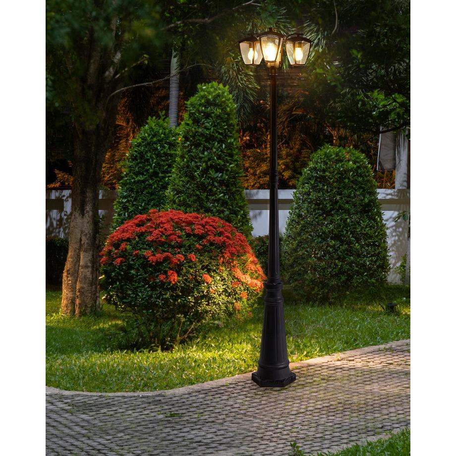 Beliani Lampione en Alluminio Retrò LEMRO  