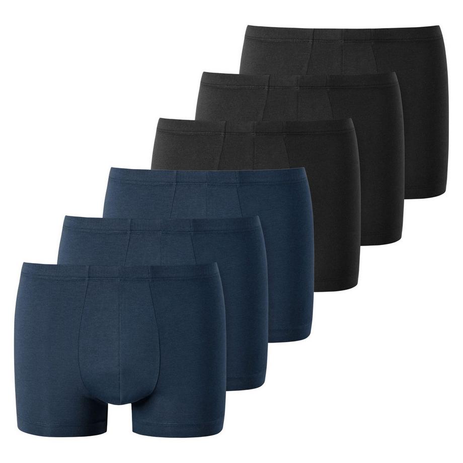Uncover by Schiesser UNCOVER Cotton 6er Pack Figurbetonte Boxershorts  