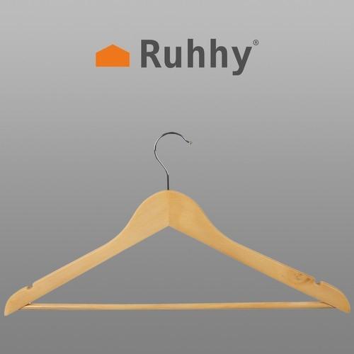 Ruhhy Kleiderbügel 10 Stk. - Ruhhy aus Holz 24492  
