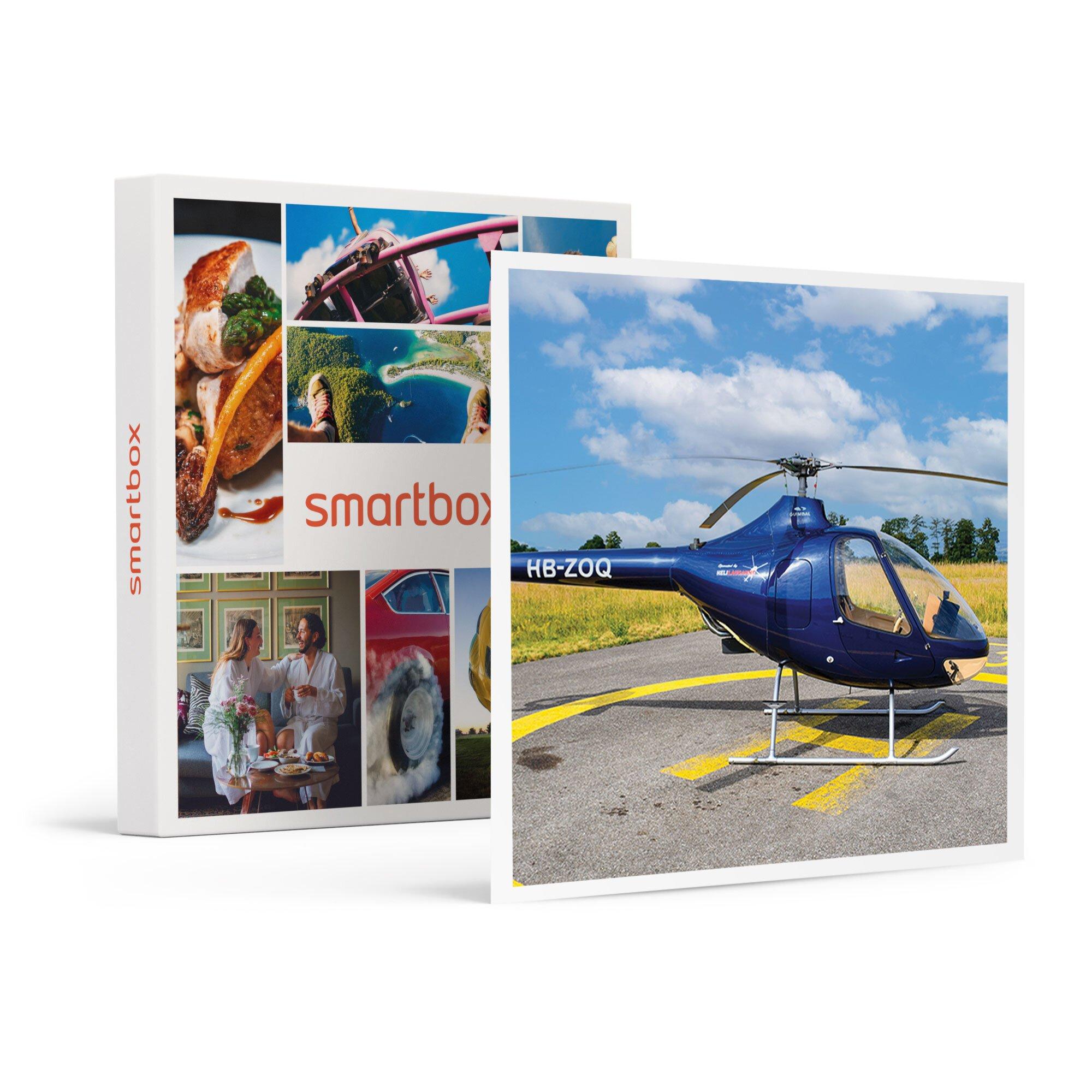 Image of 20-minütiger Panoramaflug Im Hubschrauber Für 2 Personen Ab Lausanne - Geschenkbox Unisex