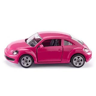 siku  1488, VW The Beetle, Metall/Kunststoff, Pink, Öffenbare Türen, Aufkleberbogen zur individuellen Gestaltung 