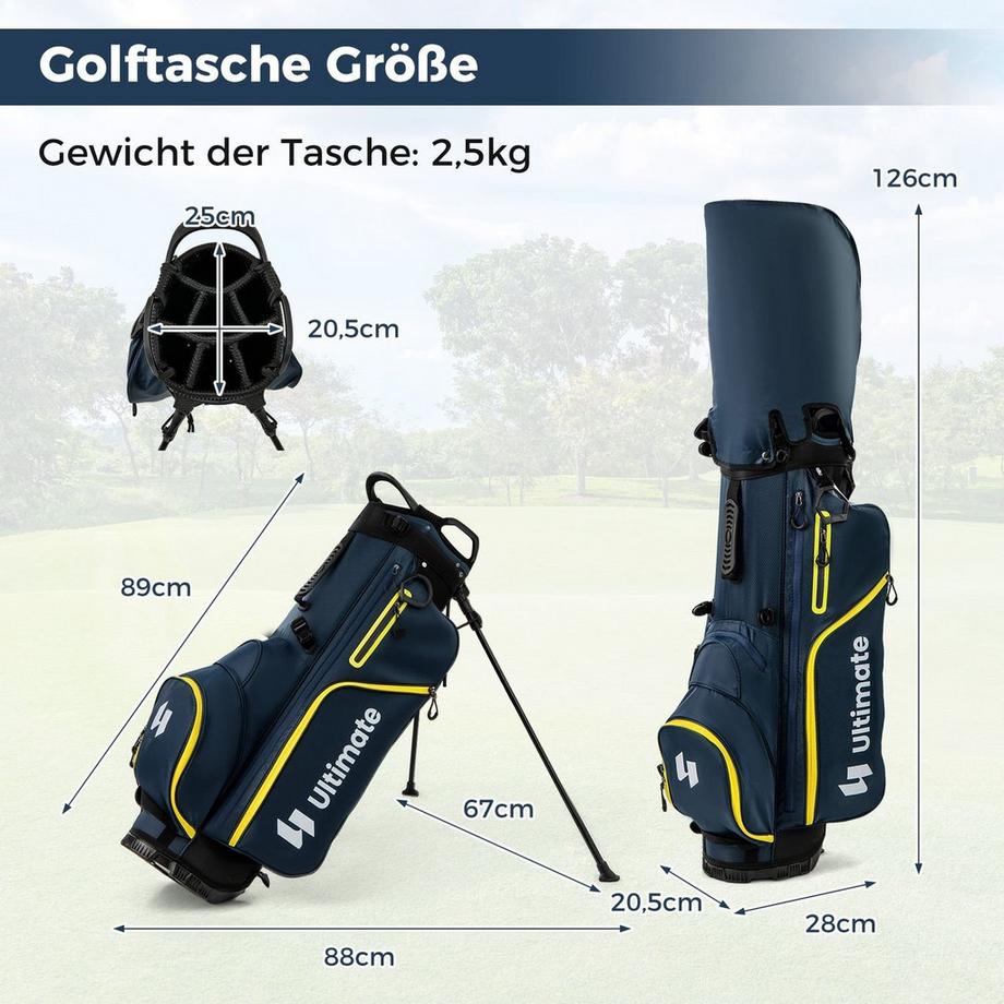 Northix  Set di mazze da golf da 15 pezzi con borsa 