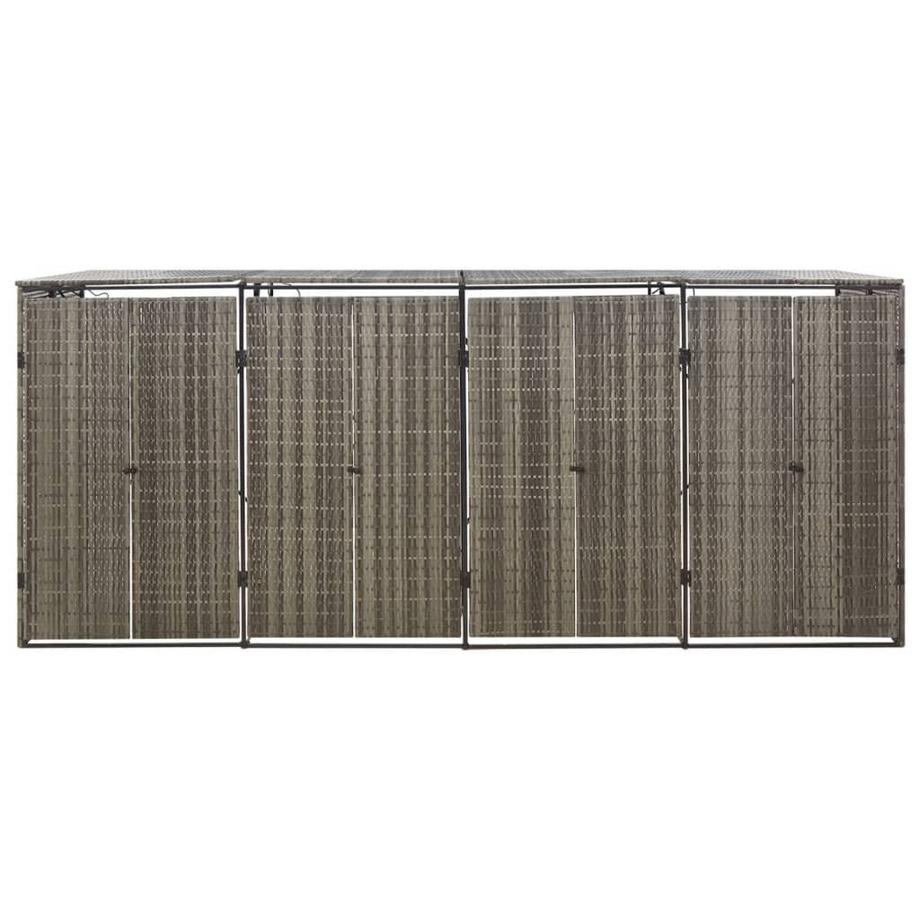 VidaXL copribidone quadruplo Polirattan  