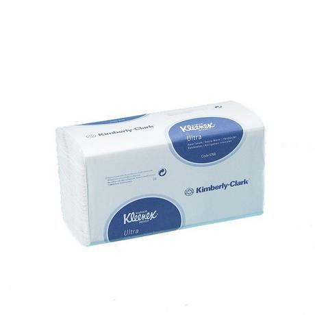 Kleenex  KLEENEX Falthandtuch 2lg. 24,1x19,1cm 37374 weiss, Z-Falz 18x150 Blatt 