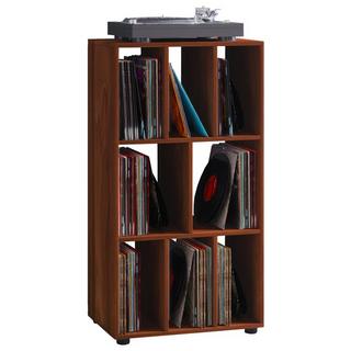 VCM Étagère à disques en bois Séparateur de pièce LP Étagère à médias Archivage Schaltino  