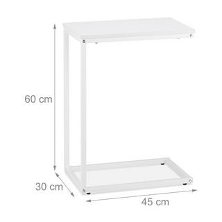 Northix C-förmiger Beistelltisch  