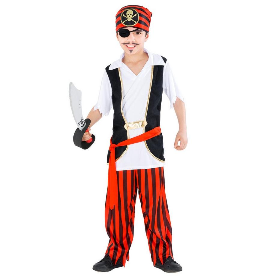 Tectake  Costume da bambino/ragazzo - Capitano Lamapronta 