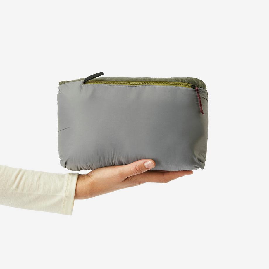 FORCLAZ MT100 Wattierte Kapuzenjacke Bergtrekking  