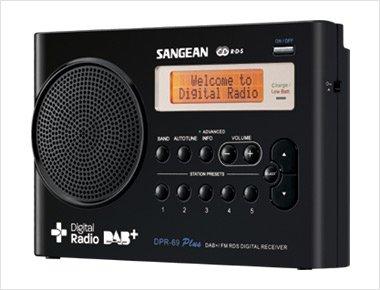 SANGEAN  Sangean DPR-69+ Portable Numérique Noir 