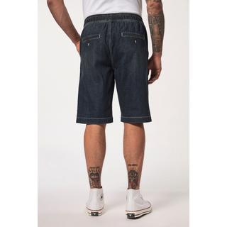 JP1880  Bermuda aspect jean. Coupe Relaxed Fit 4 poches 