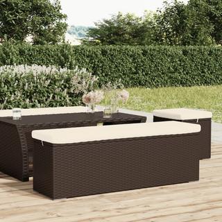 VidaXL Sitzbank poly-rattan  