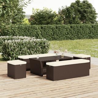 VidaXL Sitzbank poly-rattan  