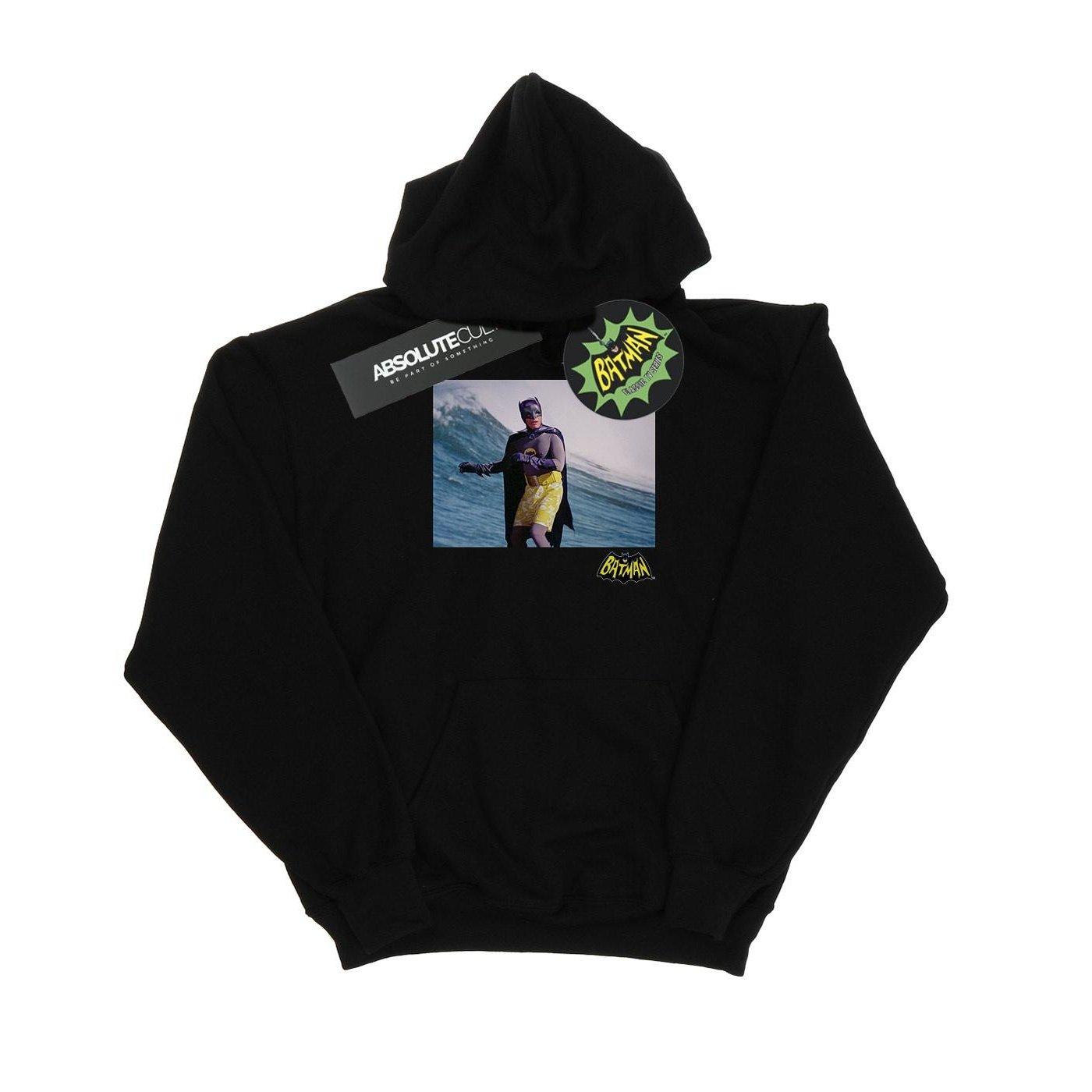 Image of Batman Tv Series Surfing Logo Kapuzenpullover Mädchen Schwarz 140/146