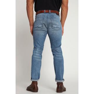 JP1880  Jeans chino con taglio dritto ed effetto sdrucito, fino alla tg. 70 