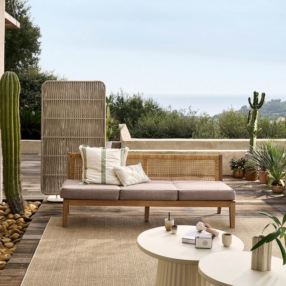 La Redoute Intérieurs Sereco Housse de Coussin Rayée XL  