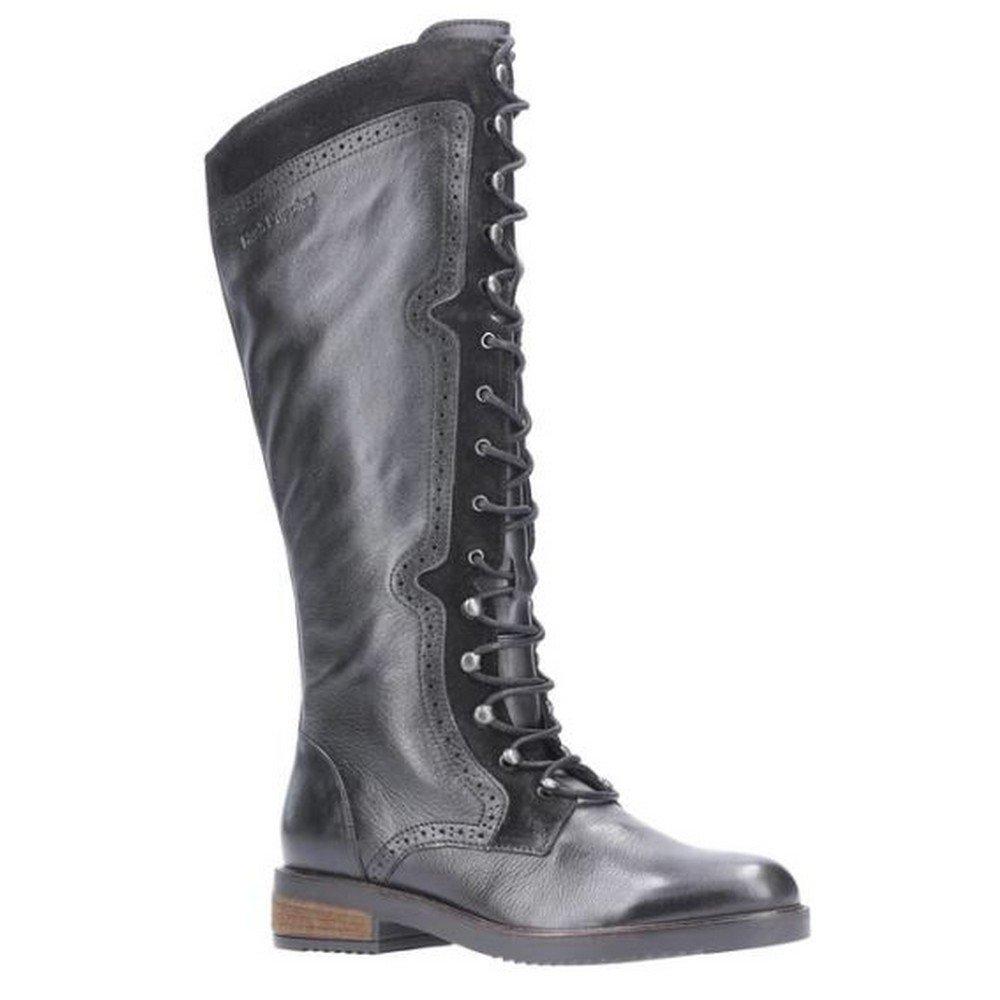 Image of Lange Stiefel Rudy, Leder Damen Schwarz 36