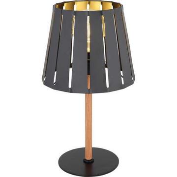 Lampe à poser Luna métal noir mat 1xE27