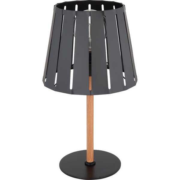 mutoni Lampada da tavolo Luna metallo nero opaco 1xE27  