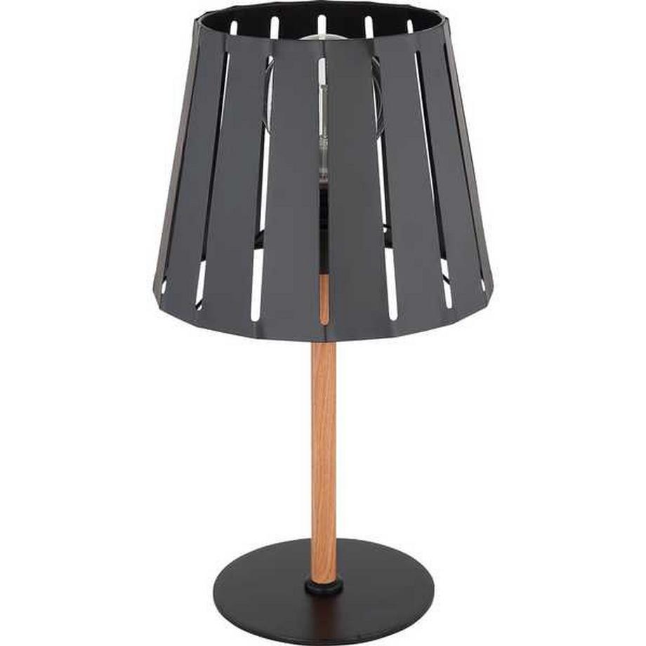 mutoni Lampada da tavolo Luna metallo nero opaco 1xE27  