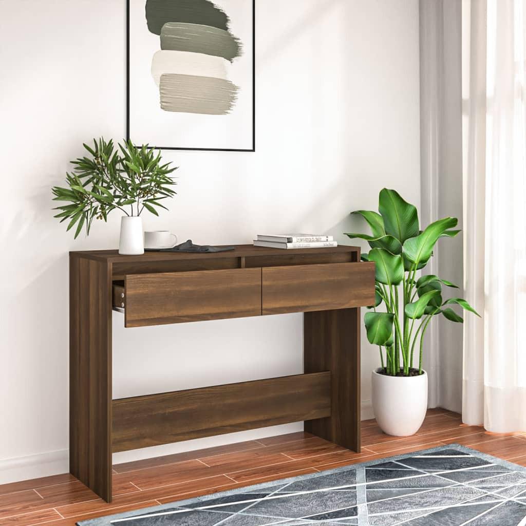 VidaXL Table console bois d'ingénierie  