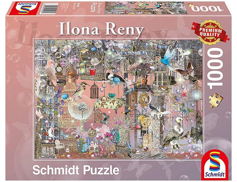 Schmidt  Puzzle Schönheit in Rosé (1000Teile) 