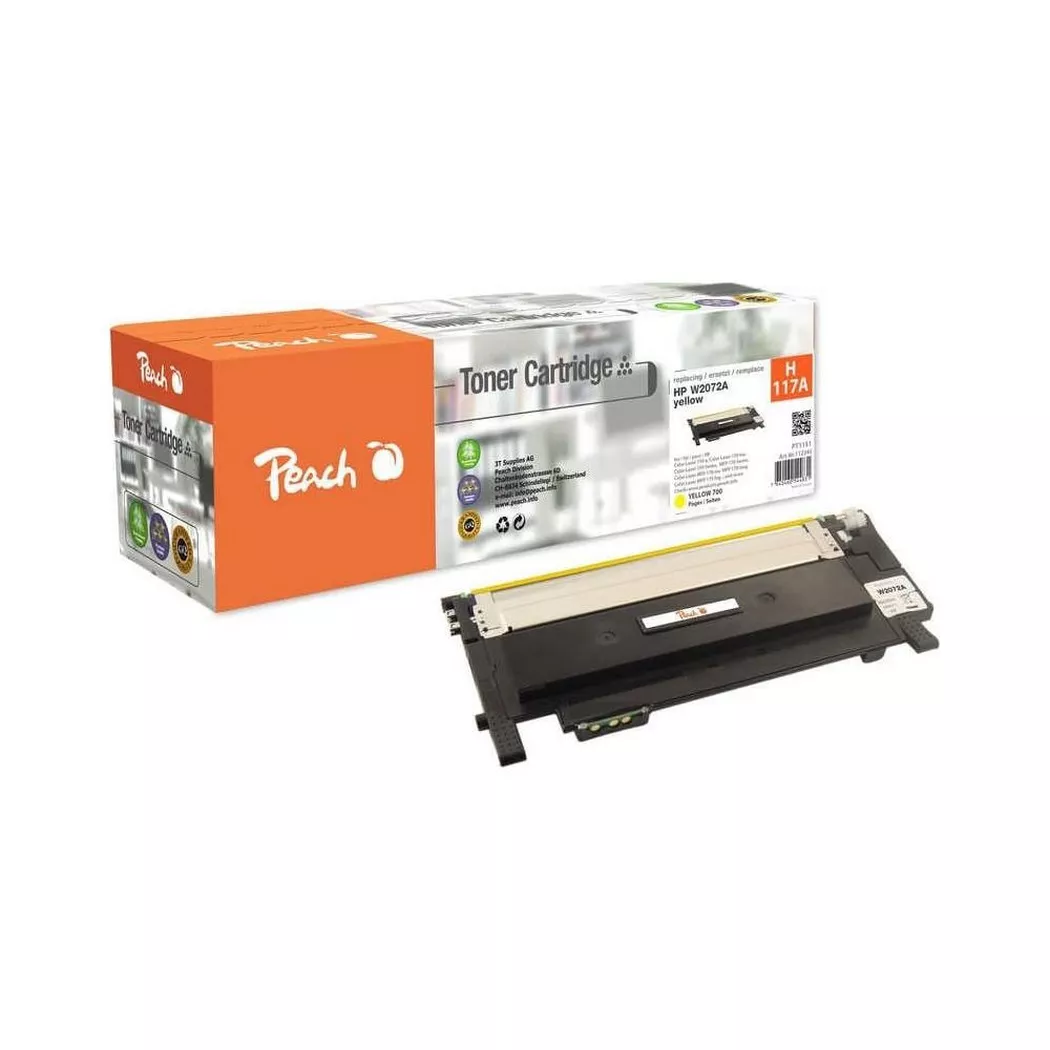 Peach – Toner HP No. 117A Yellow, One Size