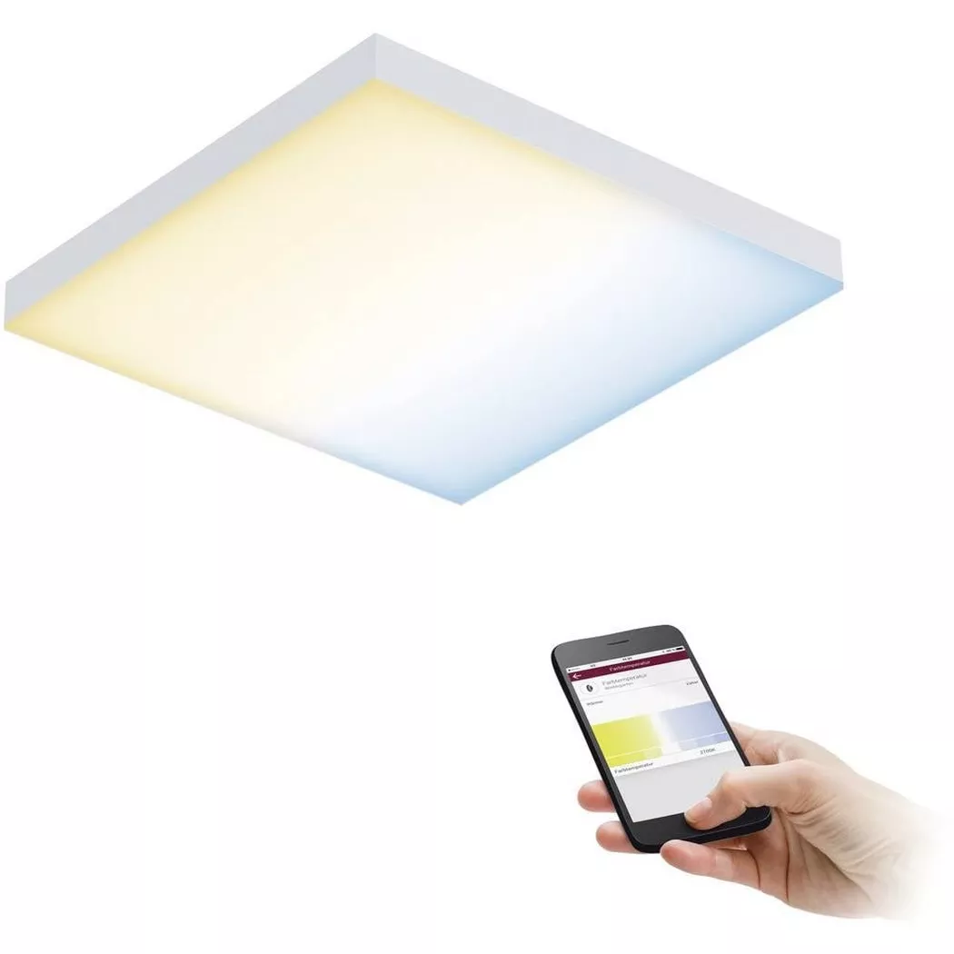 Paulmann – WallCeilingVelora LED Panel ZB TunW 225x225mm 8.5W 230V Metall, One Size, Multicolor