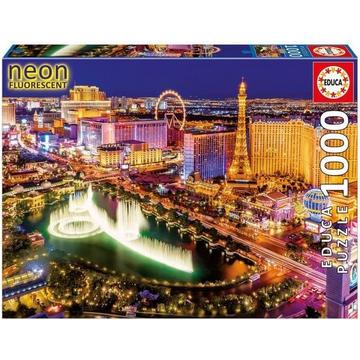 Puzzle Educa Las Vegas 1000 Teile Nachtleuchtpuzzle